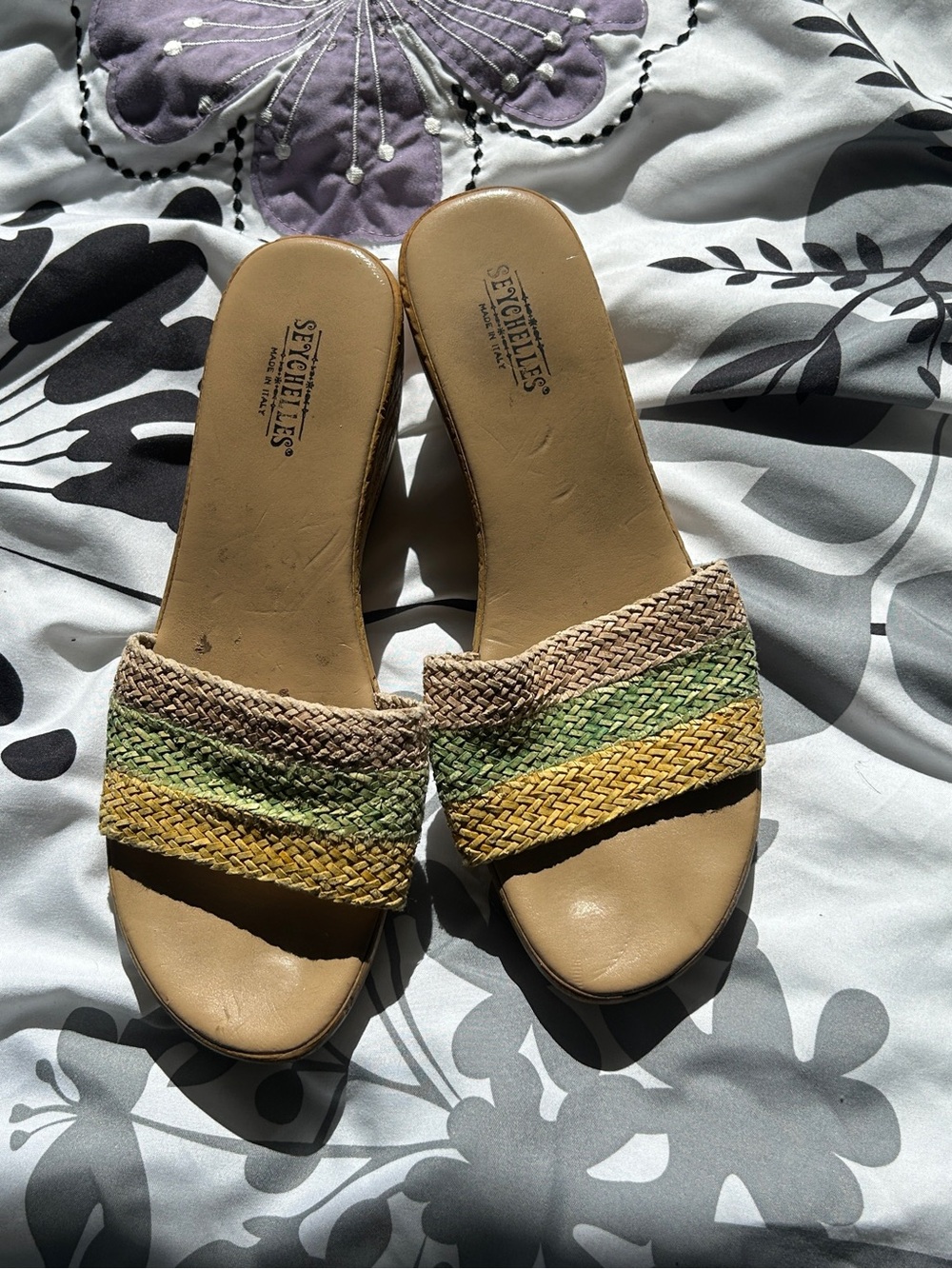 Seychelles Made in Italy Summer Spring Wedge Sandals Women’s 6